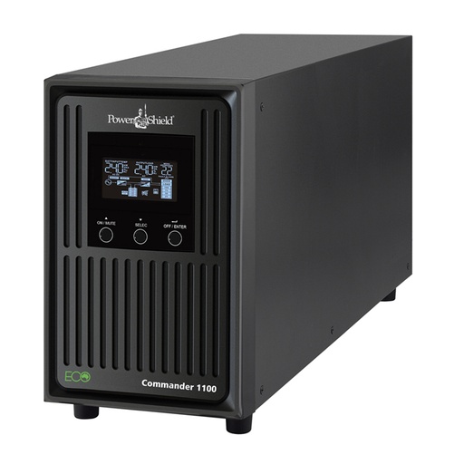 [9346909000620] PowerShield Commander 1100VA/990W - 10Amp, Line Interactive Pure Sine Wave Tower UPS with AVR, 4 AUS sockets, 2-year warranty