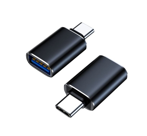 [9341756011959] 8Ware USB-A female to USB-C Male OTG Adapter For Laptop, Wall Chargers,Phone Black