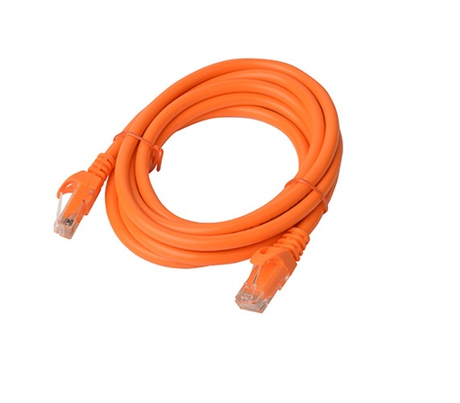 [9341756013106] 8Ware CAT6A Cable 2m - Orange Color RJ45 Ethernet Network LAN UTP Patch Cord Snagless