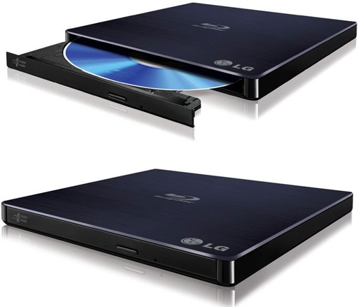 [8806087382013] LG BP50NB40 8x Ultra Slim Portable External USB Blu-Ray Drive Burner - M Disc Silent Play 3D Jamless Play (LS)