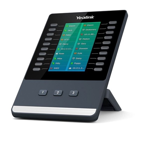 [6938818301672] Yealink EXP50 Colour-screen Expansion Module for Yealink T5 Series IP phones, Yealink T53/T53W/T54W/T57W/T58A, T56A/ T58A/MP56/MP58/MP58-WH