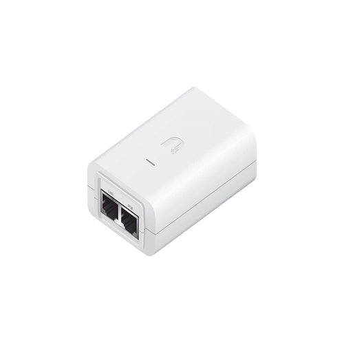 [817882025164] Ubiquiti 24 V DC PoE Adapter, Surge and Clamping Protection, Maximum Surge Discharge, AC Cable with Earth Ground, White, 2Yr Warr