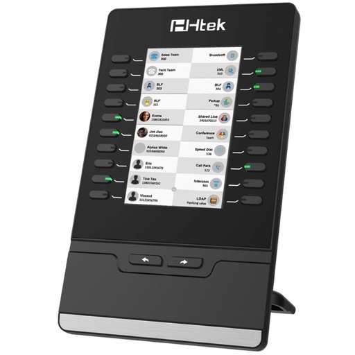 [IPH-UC46] Htek UC46 Colour IP Phone Expansion Module, Upto 40 Programmable Keys, To Suit UC926E, UC924E
