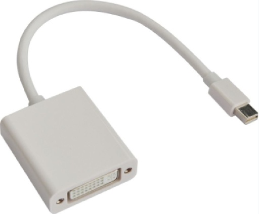 [9320300512135] Astrotek Mini DisplayPort DP to DVI Cable 20cm - 20 pins Male to 24+5 pins Female Nickle RoHS