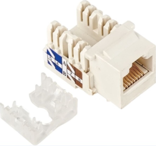 [9320100100631] Astrotek CAT5e UTP Network Keystone Jack for Socket kit 10ps per pack Poly Bag White LS