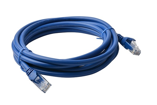 [9341756013182] 8Ware CAT6A Cable 5m - Blue Color RJ45 Ethernet Network LAN UTP Patch Cord Snagless