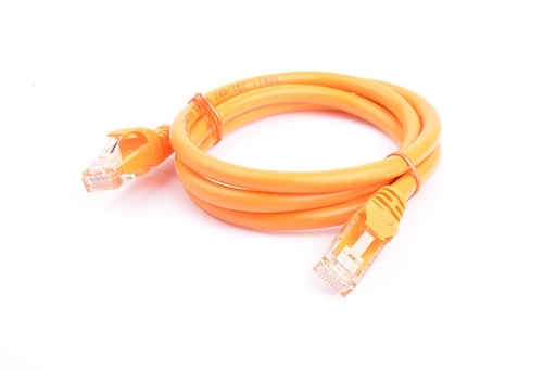 [9341756013045] 8Ware CAT6A Cable 1m - Orange Color RJ45 Ethernet Network LAN UTP Patch Cord Snagless