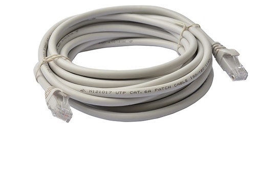 [9341756013236] 8Ware CAT6A Cable 5m - Grey Color RJ45 Ethernet Network LAN UTP Patch Cord Snagless