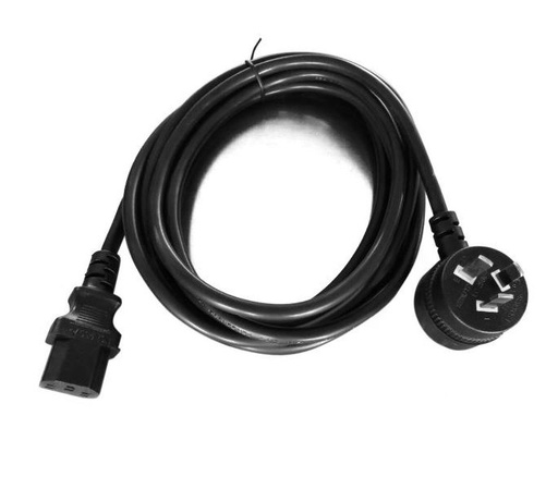 [9341756016411] 8Ware AU Power Cable 3m - Male Wall 240v PC to Female Power Socket 3pin to IEC 320-C13 for Notebook/AC Adapter  IEC 3M Power Cable with Piggy Back
