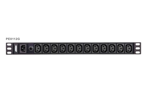 [4719264647178] Aten 12-Port 10A Power Distribution Unit - Basic PDU, 1U Rackmount Design 12x C13 AC Outputs, Overload protection (PE0112G)