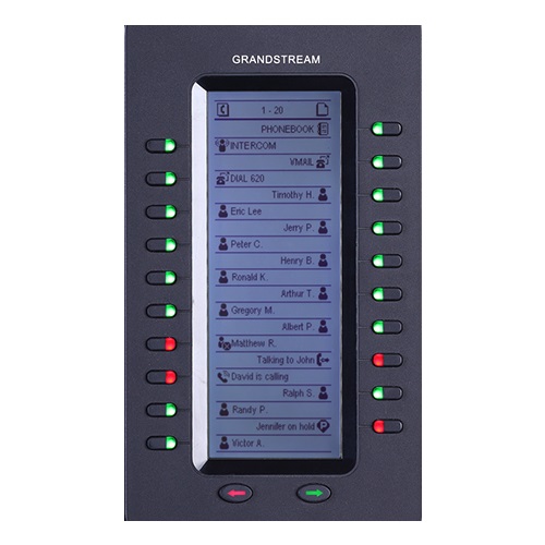 [6947273701095] Grandstream GXP2200 Extension Module, 20 key Expansion Module, 128x384 LCD for GXP2140, GXP2170  GXV3240