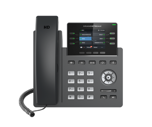 [6947273702832] *LS* Grandstream GRP2613 6 Line IP Phone, 3 SIP Accounts, 320x240 Colour Screen, HD Audio, Powerable Via POE *LAST STOCK*