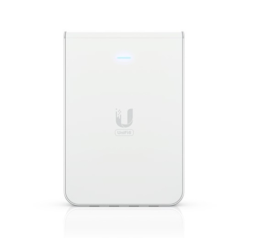 [810010077493] Ubiquiti UniFi Wi-Fi 6 In-Wall Wall-mounted Access Point with a Built-in PoE Switch,115 m²  Coverage, 2Yr Warr