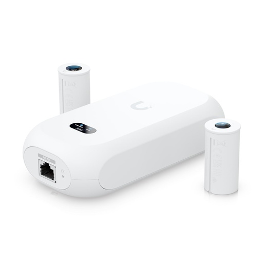[810010079701] Ubiquiti Camera 8MP Wide Angle Lens (97.5˚ H), 12MP Fisheye 360˚ Lens, Colour LCM Display For Device Status Monitoring, 2Yr Warr