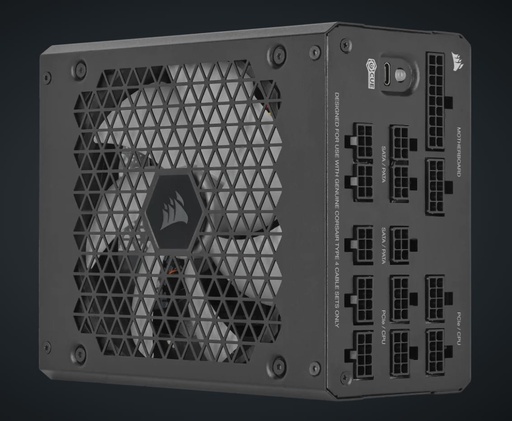 [840006697282] Corsair HX1000i ATX High Performance Platinum PSU, ICUE 2024. PCIe 5.0, ATX 3.0, 12VHPWR Cable included.