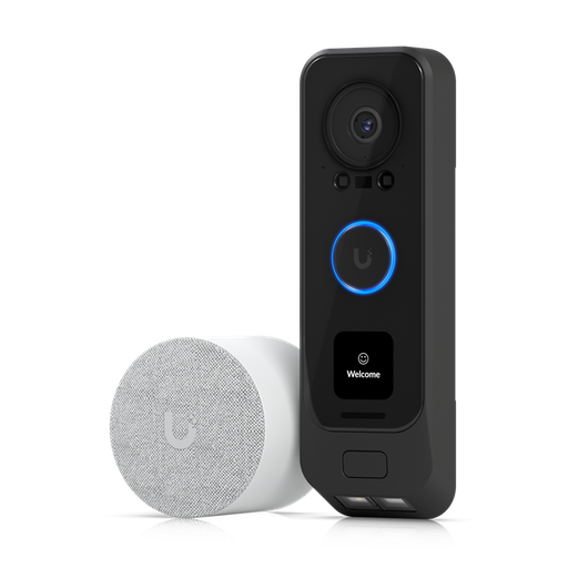 [810084691113] Ubiquiti UniFi Protect G4 Doorbell Pro PoE Kit,5MP CMOS Camera,Night Mode IR Up To 20ft, PoE Power, Includes PoE Chime, WeatherProof IPX4, 2Yr Warr