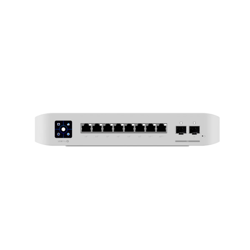 [810084692875] Ubiquiti UniFi Network, Switch, 8-Port, POE 120W, (6) GbE PoE+ Ports, (2) GbE PoE++ Ports, (2) 10G SFP+ Ports, Layer 3, Wall Mount, 2Yr Warr