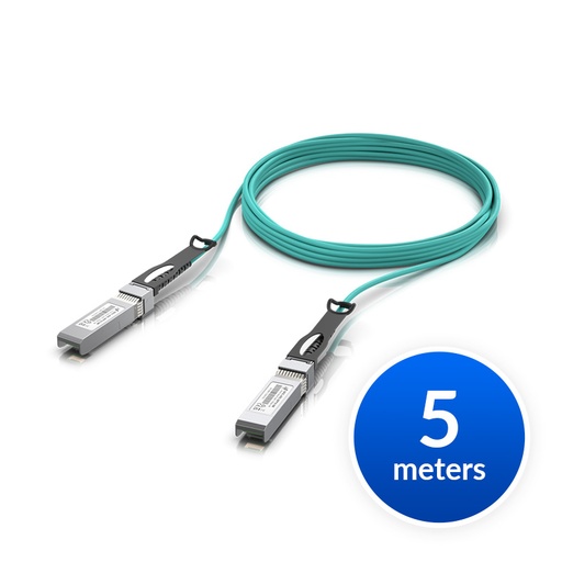 [810010079077] Ubiquiti 10 Gbps Long-Range DAC, 5m Length, Long-range SFP+ Direct Attach Cable w 10 Gbps Maximum Throughput Rate, 2Yr Warr