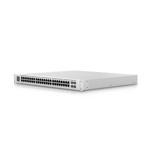 [810010074867] Ubiquiti Switch Enterprise 48-port PoE+ 48x2.5GbE Ports, For Wi-Fi 6 AP, 4x 10g SFP+ Ports For Uplinks, Managed Layer 3 Switch (720W), 2Yr Warr