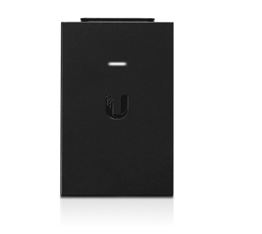 [817882026666] Ubiquiti POE Injector, 24V DC, 30W, Gigabit Ethernet, Black, Surge and Clamping Protection, Maximum Surge Discharge, 2Yr Warr