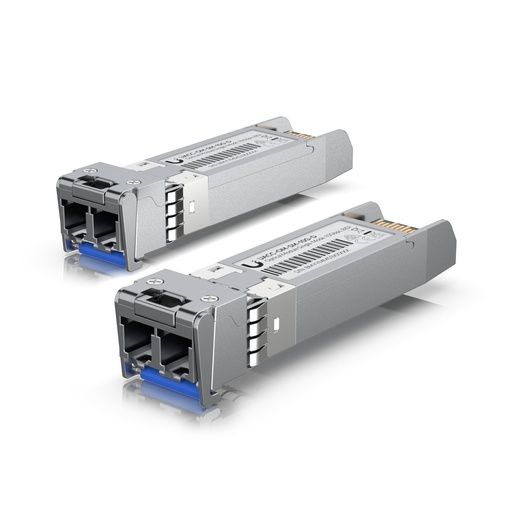 [SM-10G-D-2] Ubiquiti UniFi 2-Pack(OEM, Non-Retail Suggest ),10 Gbps Single-Mode Optical Module,Single-mode,Fiber Transceiver,Duplex LC Connect,Up to 10km,2Yr Warr