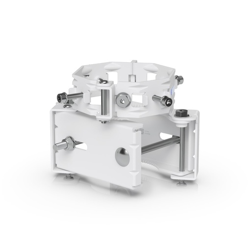 [810084690642] Ubiquiti Wave AP Micro Mount， Corrosion-resistant Pole Mount, Supports Up to Four Wave AP Micros, Full 360° Broadcasting, 2Yr Warr