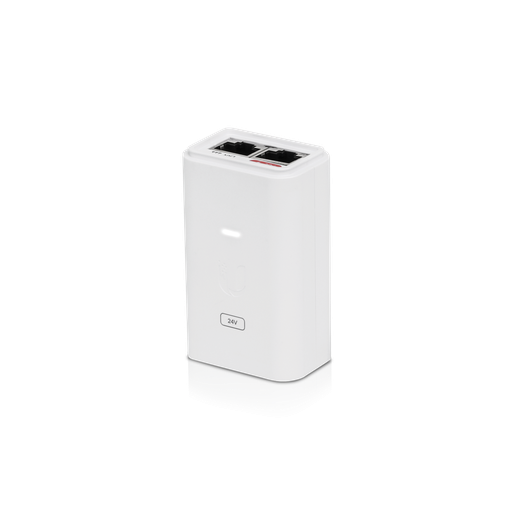 [817882023504] Ubiquiti POE Injector, 24VDC, 24W, Gigabit Ethernet, ESD protection  LED, Surge and Clamping Protection,Maximum Surge Discharge, 2Yr Warr