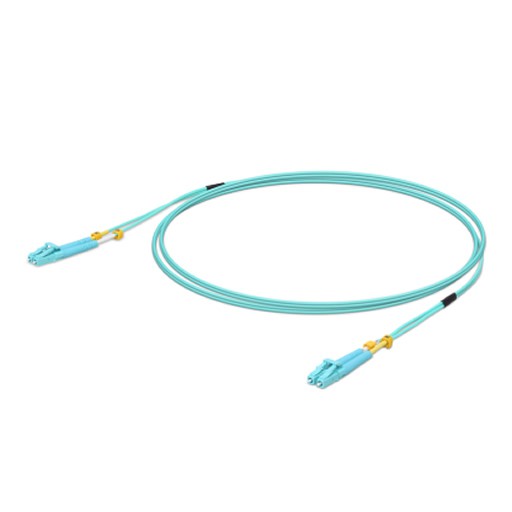 [817882020428] Ubiquiti MultiMode 10 Gbps OM3 Duplex LC Cable, 0.5m Length, Single Unit,10 Gbps Throughput, LC-LC Connector, 2Yr Warr