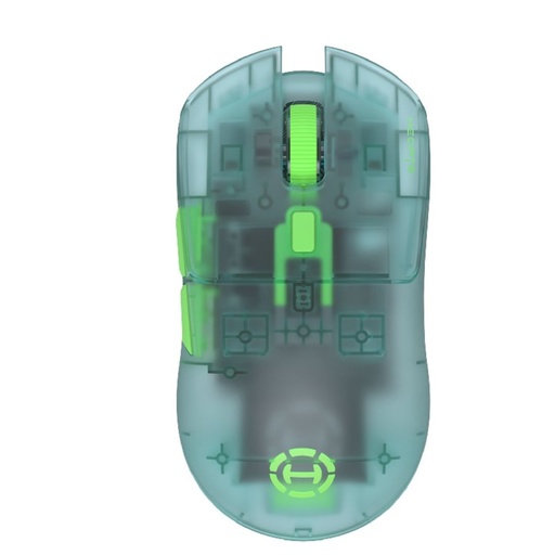 [6923520247806] Edifier G3M Pro Tri-Mode Wireless Gaming Mouse -Transparent GREEN 26000 DPI 70 hours battery lifespan Three-Way Wireless Connectivity