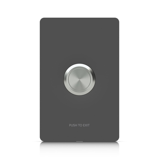 [810084697542] Ubiquiti Access Button, Push-to-exit Button Designed For UniFi Access Hubs, Contacting Rate 30V DC, 2A, Indoor Only, Incl 2Yr Warr