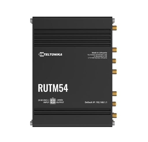 [NHT-RUTM54] Teltonika RUTM54 Dual 5G Router, Dual SIM  eSIM™, Telit 5G Modem, Auto-Failover,