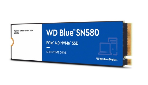[718037887319] Western Digital WDS500G3B0E Blue SN580 NVMe™ SSD 500GB  M.2 2280  PCIe Gen4 x4  5-Year Limited Warranty