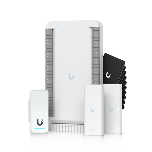 [810010079152] Ubiquiti Elevator Starter Kit, PoE++ , Up/Down/Stop/Full/Door Open, Close/5 Car Position,1 Emergency,  Floor Selection Up18 flooors, 2Yr Warr