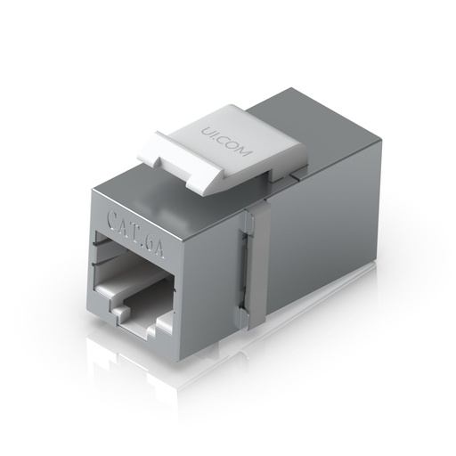 [NHU-U-K-Coupler-C6A] Ubiquiti Pass-through Cat6A Keystone Coupler, 12-Pack, For Connecting Pre-terminated Ethernet Cables Seamlessly, 2Yr Warr