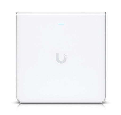 [810010077523] Ubiquiti UniFi Wi-Fi 6 Enterprise Sleek, Wall-mounted WiFi 6E Access Point, Integrated Four-port Switch, For High-density Office Network,2Yr Warr