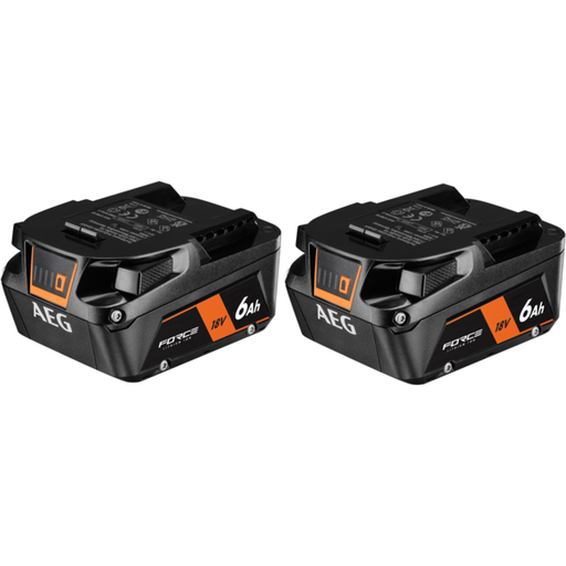[A18OBC62] A18OBC62 18V 6.0Ah FORCE Battery Twin Pack